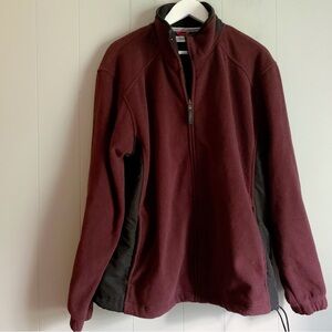 IZOD PFX Advantage Performance Full Zip Fleece Jacket L